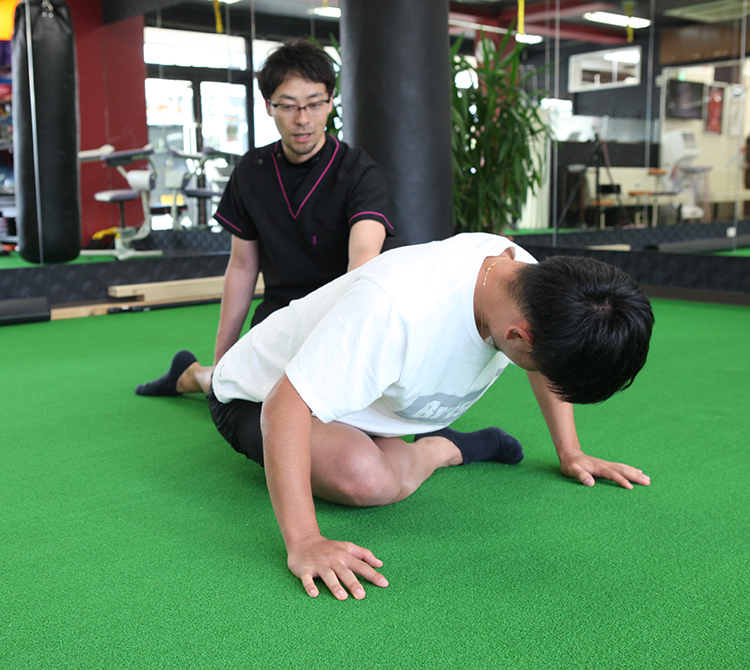 再発予防トレーニングのシーン